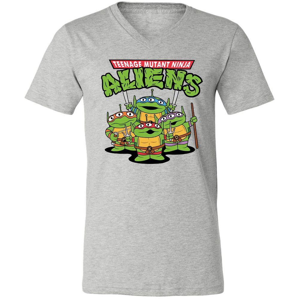 Unisex V-Neck T-Shirt - TXR8S7K4 - Athletic Heather - 7