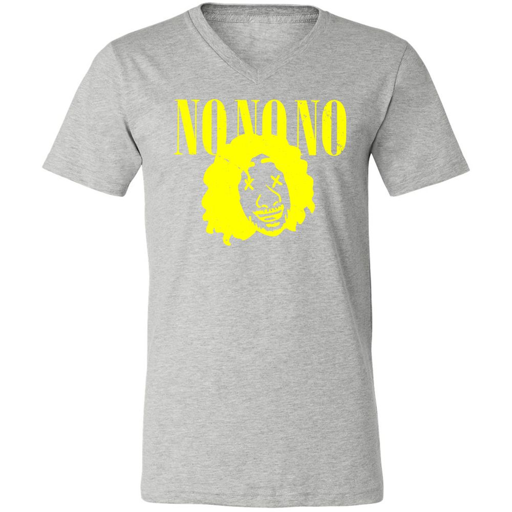 Unisex V-Neck T-Shirt - KUMC9B4Q - Athletic Heather - 7