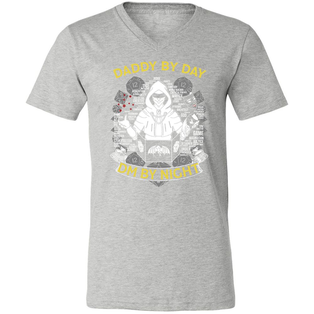 Unisex V-Neck T-Shirt - D7YNFGBF - Athletic Heather - 7