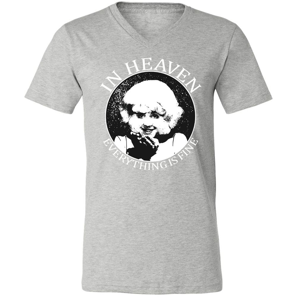 Unisex V-Neck T-Shirt - YA3CJN1B - Athletic Heather - 7