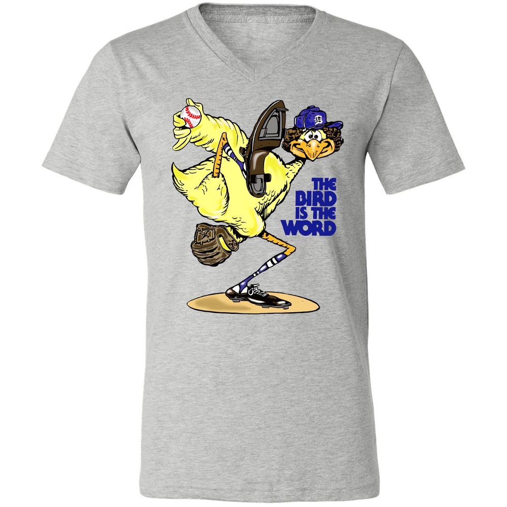 Unisex V-Neck T-Shirt - J4L6C18M - Athletic Heather - 7