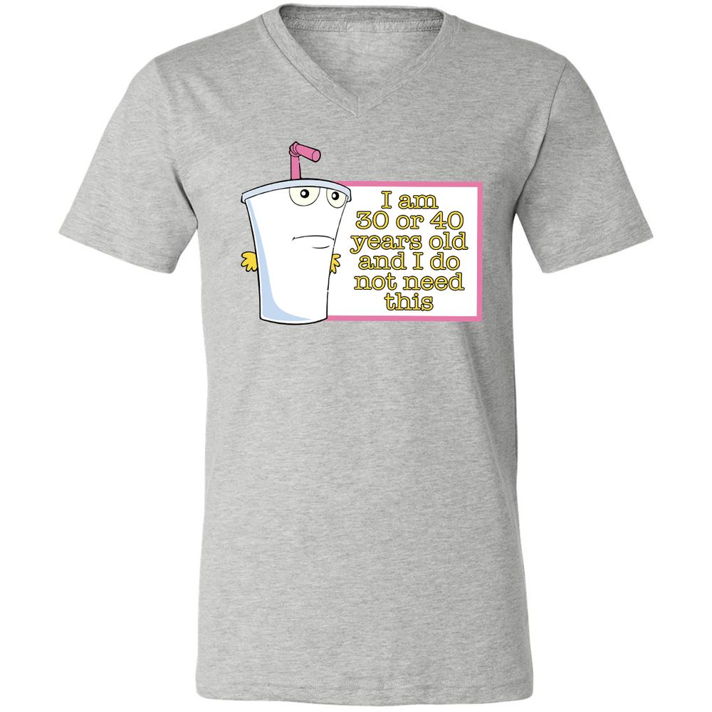 Unisex V-Neck T-Shirt - X66FUA8P - Athletic Heather - 7
