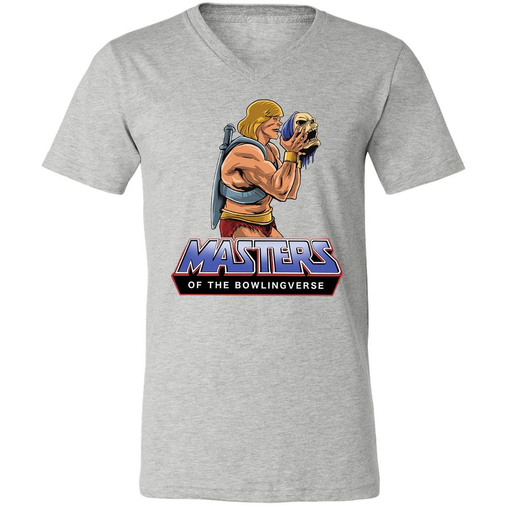 Unisex V-Neck T-Shirt - GCD8FN2L - Athletic Heather - 7