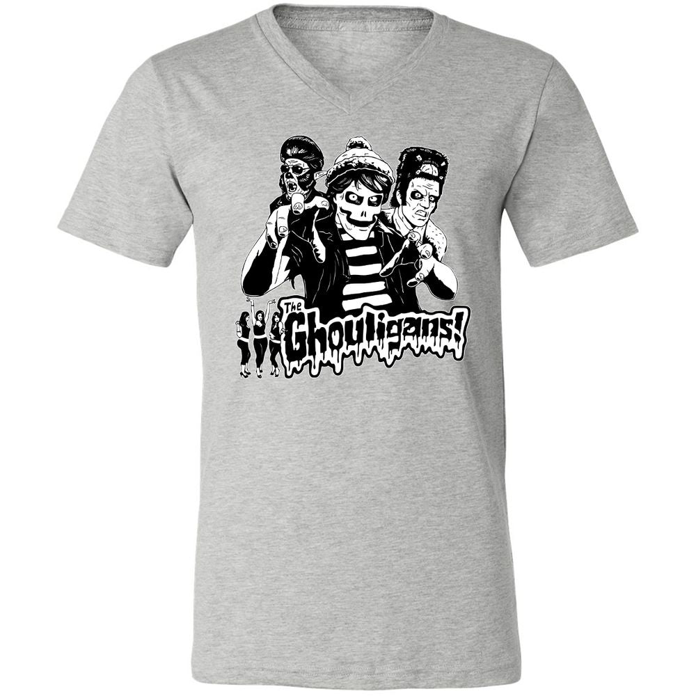 Unisex V-Neck T-Shirt - 8Z9AL7SD - Athletic Heather - 7