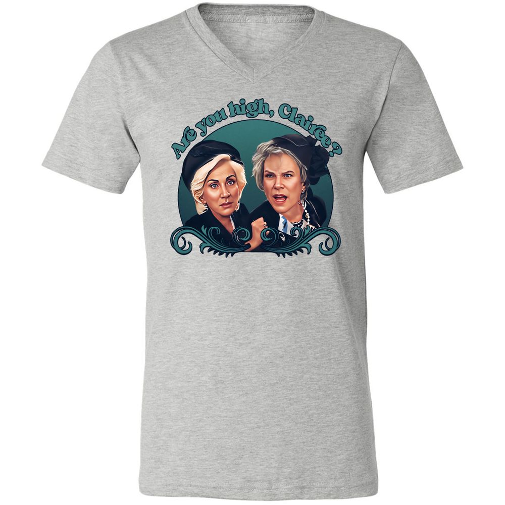 Unisex V-Neck T-Shirt - Q7DRMYXD - Athletic Heather - 7