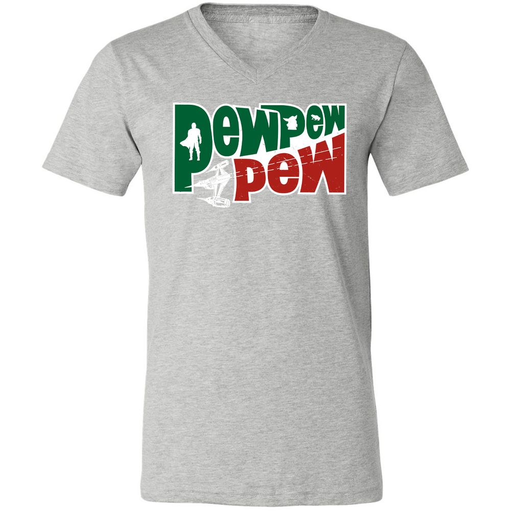 Unisex V-Neck T-Shirt - Q2CLWNBQ - Athletic Heather - 7