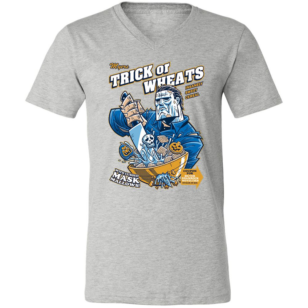 Unisex V-Neck T-Shirt - J3K7WQHW - Athletic Heather - 7
