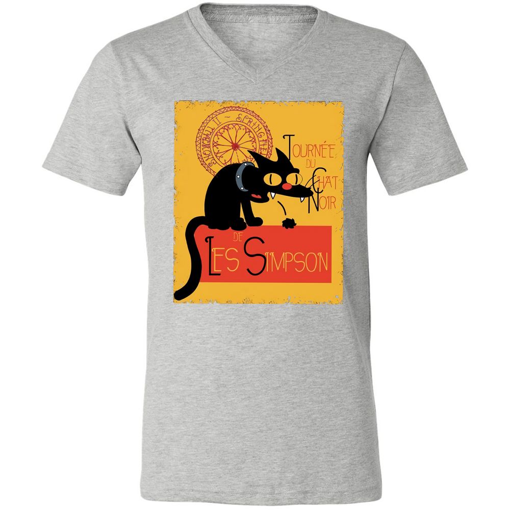 Unisex V-Neck T-Shirt - VRGRUTTG - Athletic Heather - 7