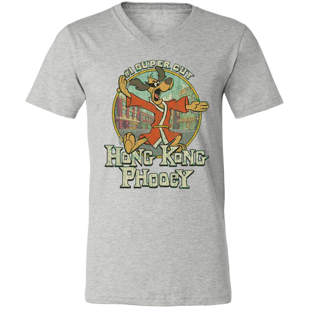 Unisex V-Neck T-Shirt - JEVKKG29 - Athletic Heather - 7