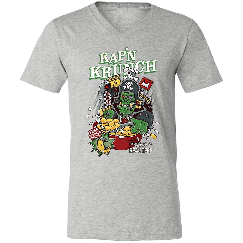 Unisex V-Neck T-Shirt - JVGDL8S1 - Athletic Heather - 7
