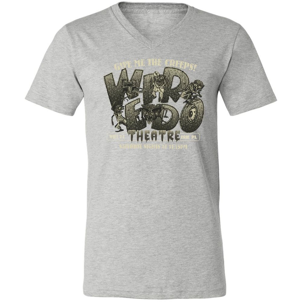 Unisex V-Neck T-Shirt - A5TCCGZD - Athletic Heather - 7