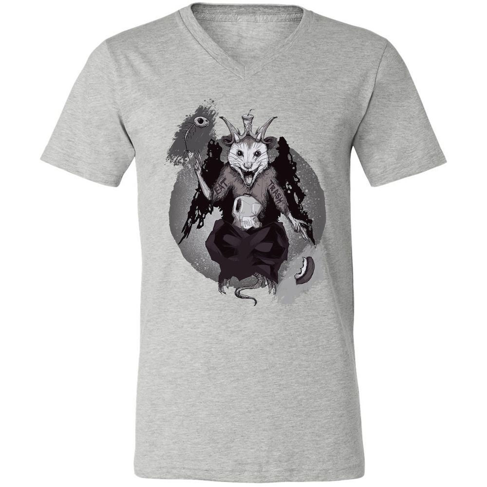Unisex V-Neck T-Shirt - XSYJXMVR - Athletic Heather - 7