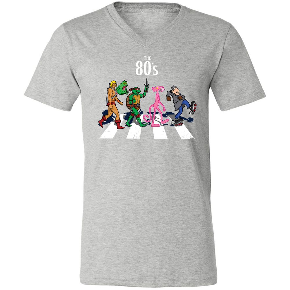 Unisex V-Neck T-Shirt - 42UGYXSZ - Athletic Heather - 7