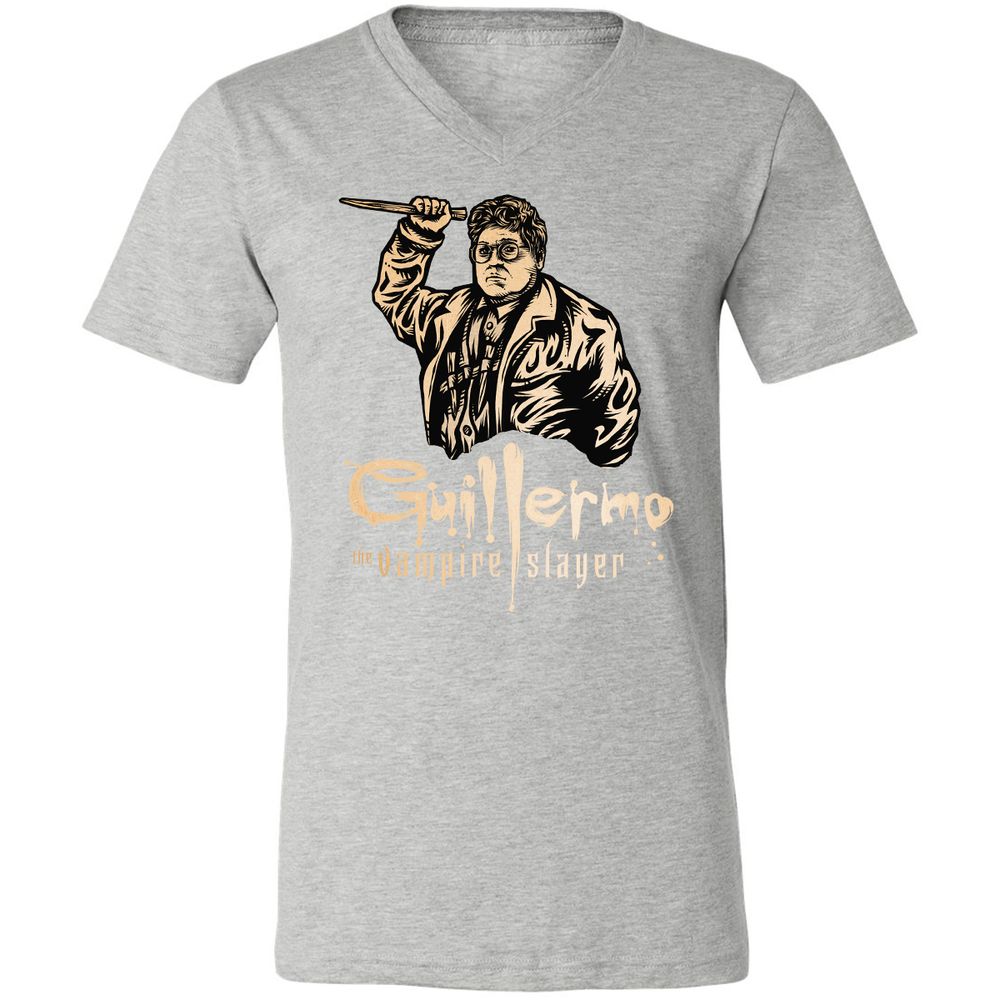 Unisex V-Neck T-Shirt - 8GD1ZBD8 - Athletic Heather - 7