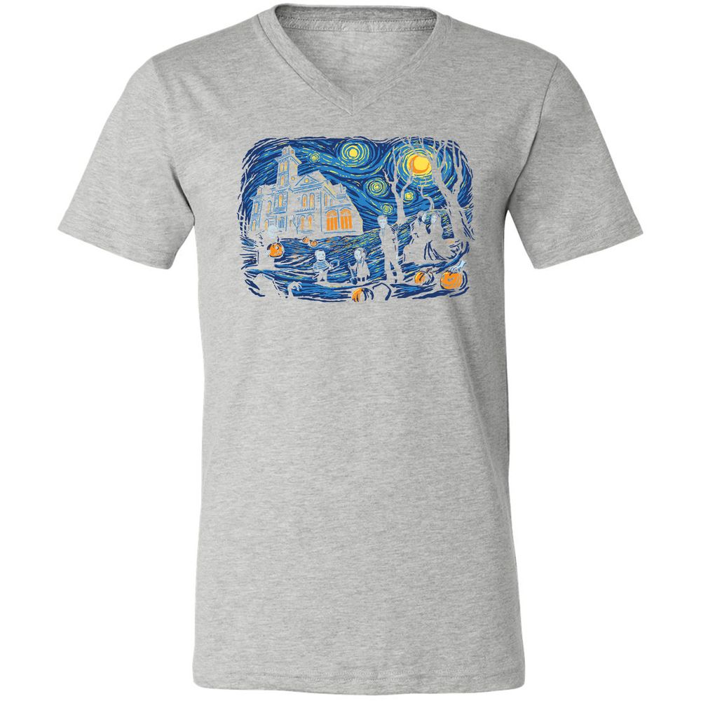 Unisex V-Neck T-Shirt - EK54WMC1 - Athletic Heather - 7