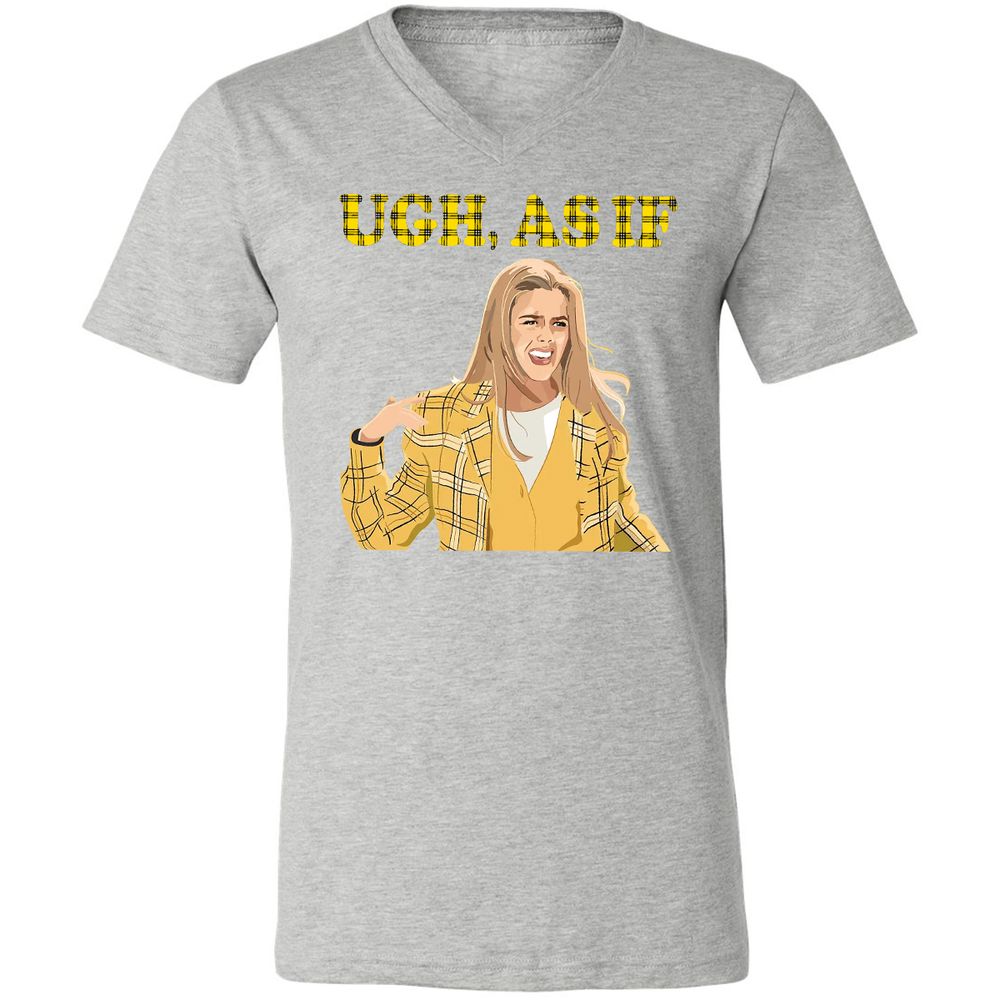 Unisex V-Neck T-Shirt - 4SN6LVST - Athletic Heather - 7