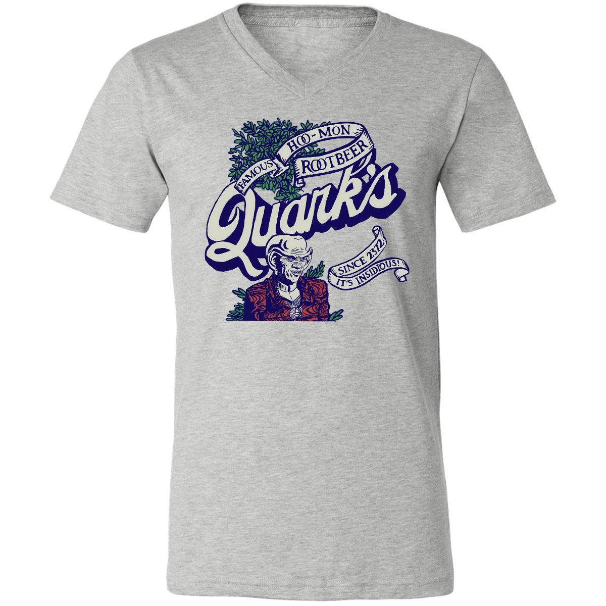 Unisex V-Neck T-Shirt - RA8TM6SA - Athletic Heather - 7