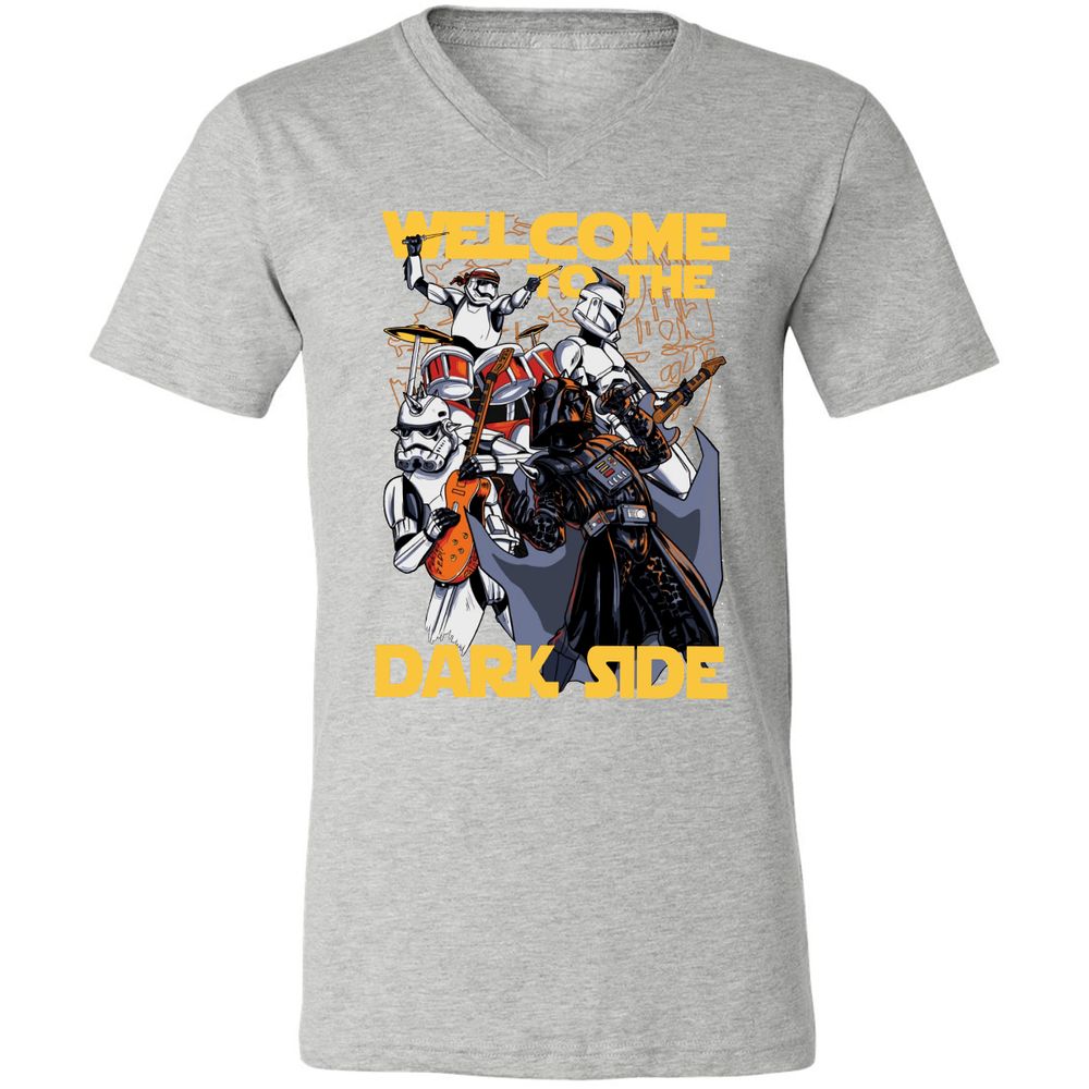 Unisex V-Neck T-Shirt - WXU3FY1G - Athletic Heather - 7