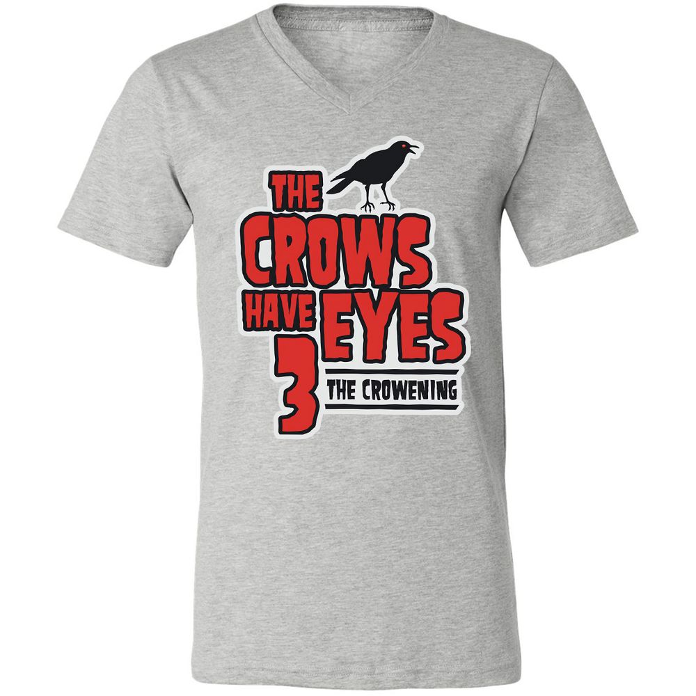 Unisex V-Neck T-Shirt - 3YDFUNKJ - Athletic Heather - 7