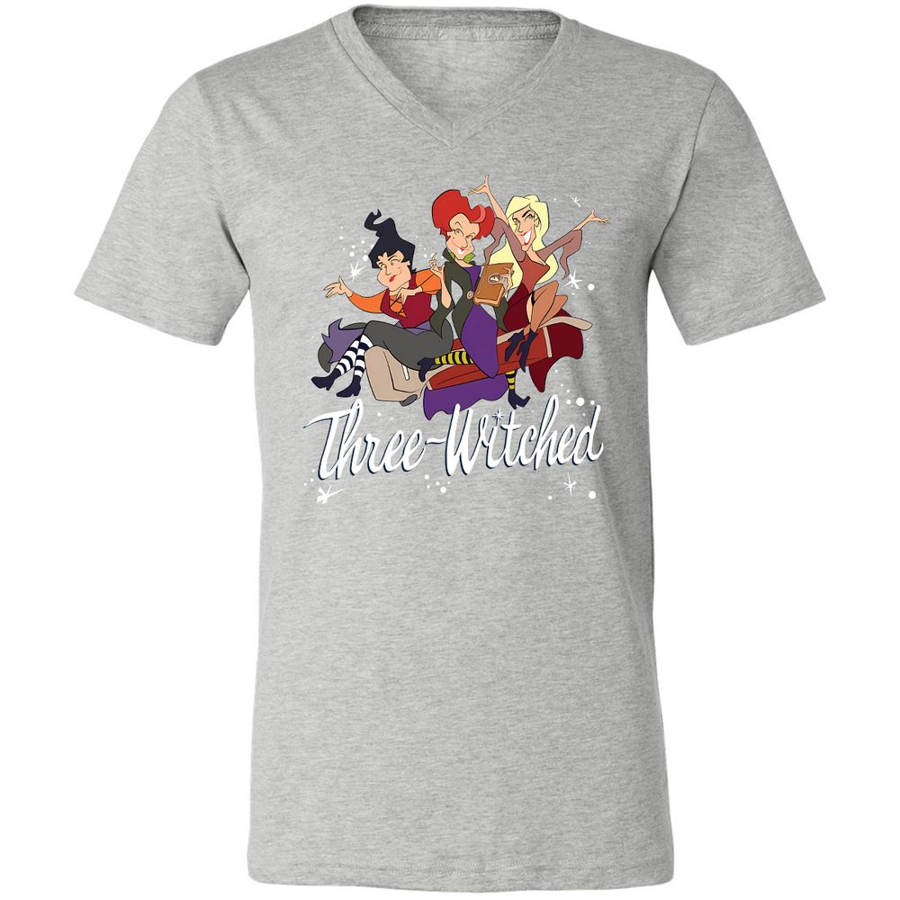 Unisex V-Neck T-Shirt - VXQ6CNFP - Athletic Heather - 7