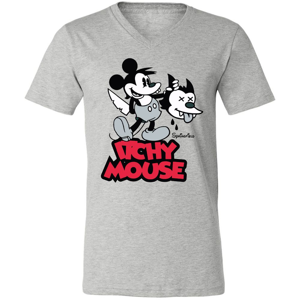 Unisex V-Neck T-Shirt - R846X8HA - Athletic Heather - 7
