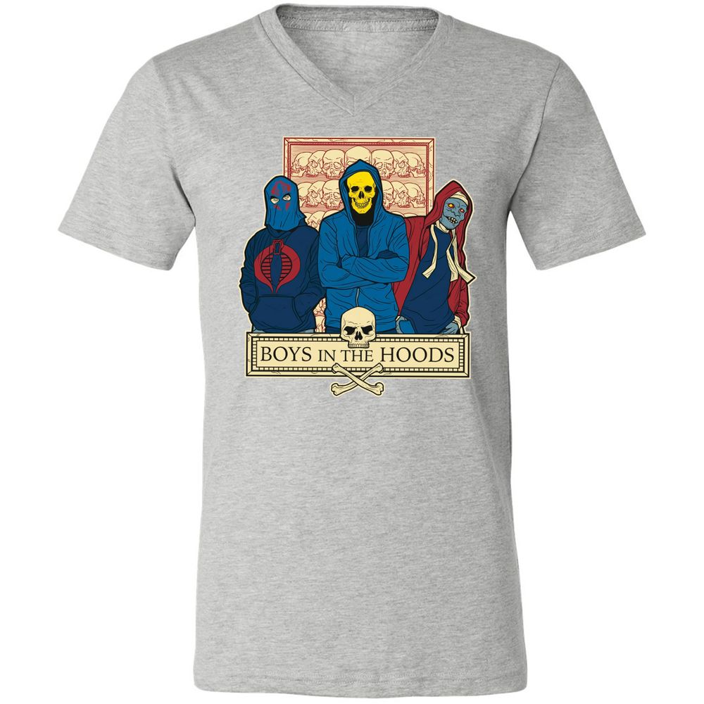 Unisex V-Neck T-Shirt - US8VPAP7 - Athletic Heather - 7