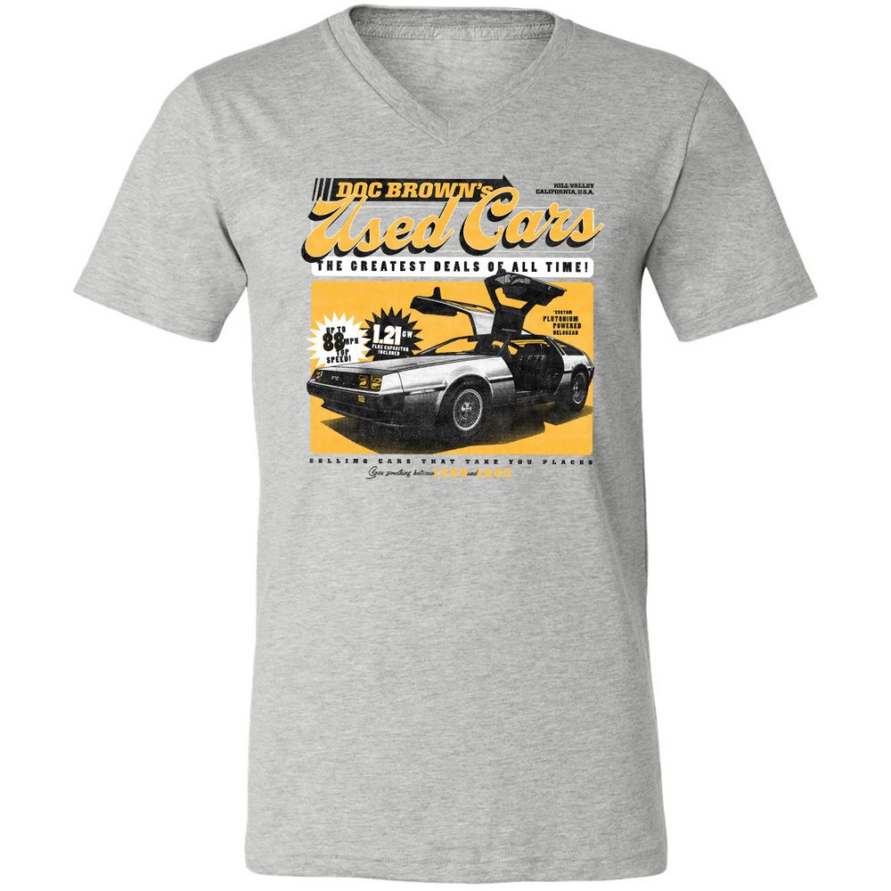 Unisex V-Neck T-Shirt - FK7WTCYD - Athletic Heather - 7