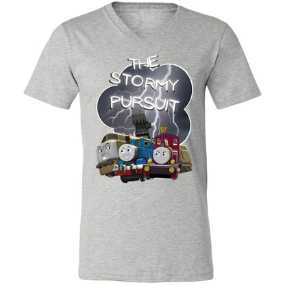 Unisex V-Neck T-Shirt - 465VYU2L - Athletic Heather - 7