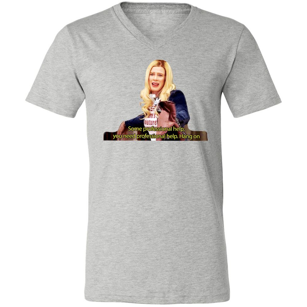Unisex V-Neck T-Shirt - K3CV418E - Athletic Heather - 7