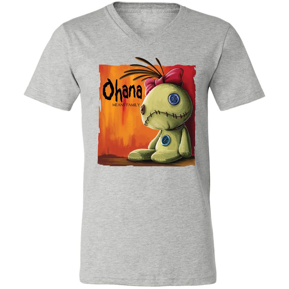 Unisex V-Neck T-Shirt - 82HH52YE - Athletic Heather - 7