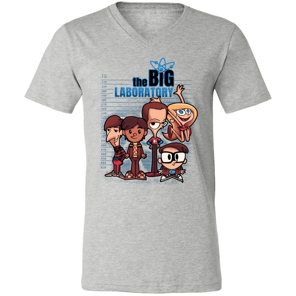 Unisex V-Neck T-Shirt - MA2MKFUB - Athletic Heather - 7