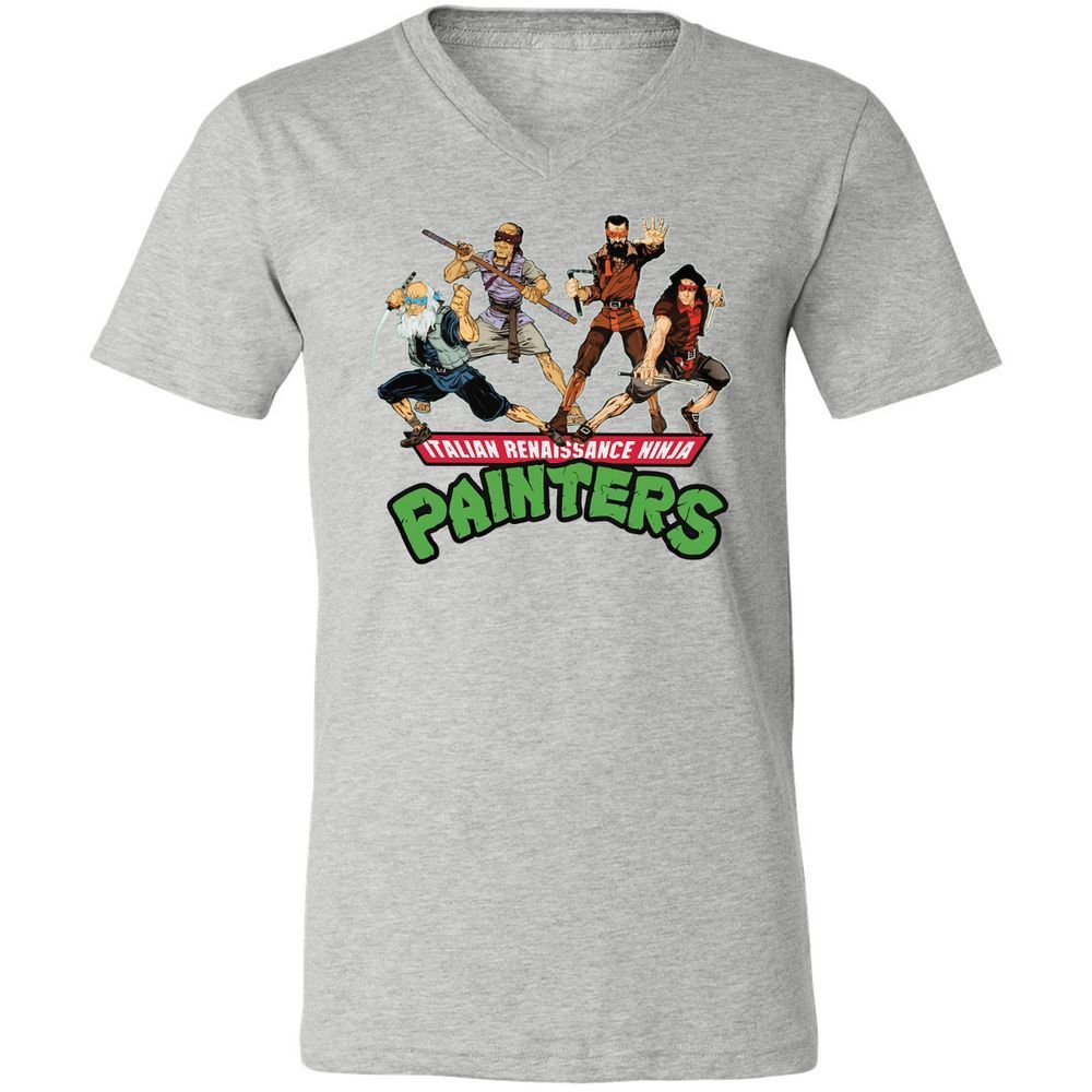 Unisex V-Neck T-Shirt - LLRF4UYH - Athletic Heather - 7