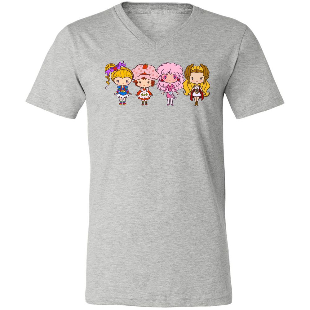 Unisex V-Neck T-Shirt - V3DNZR7G - Athletic Heather - 7