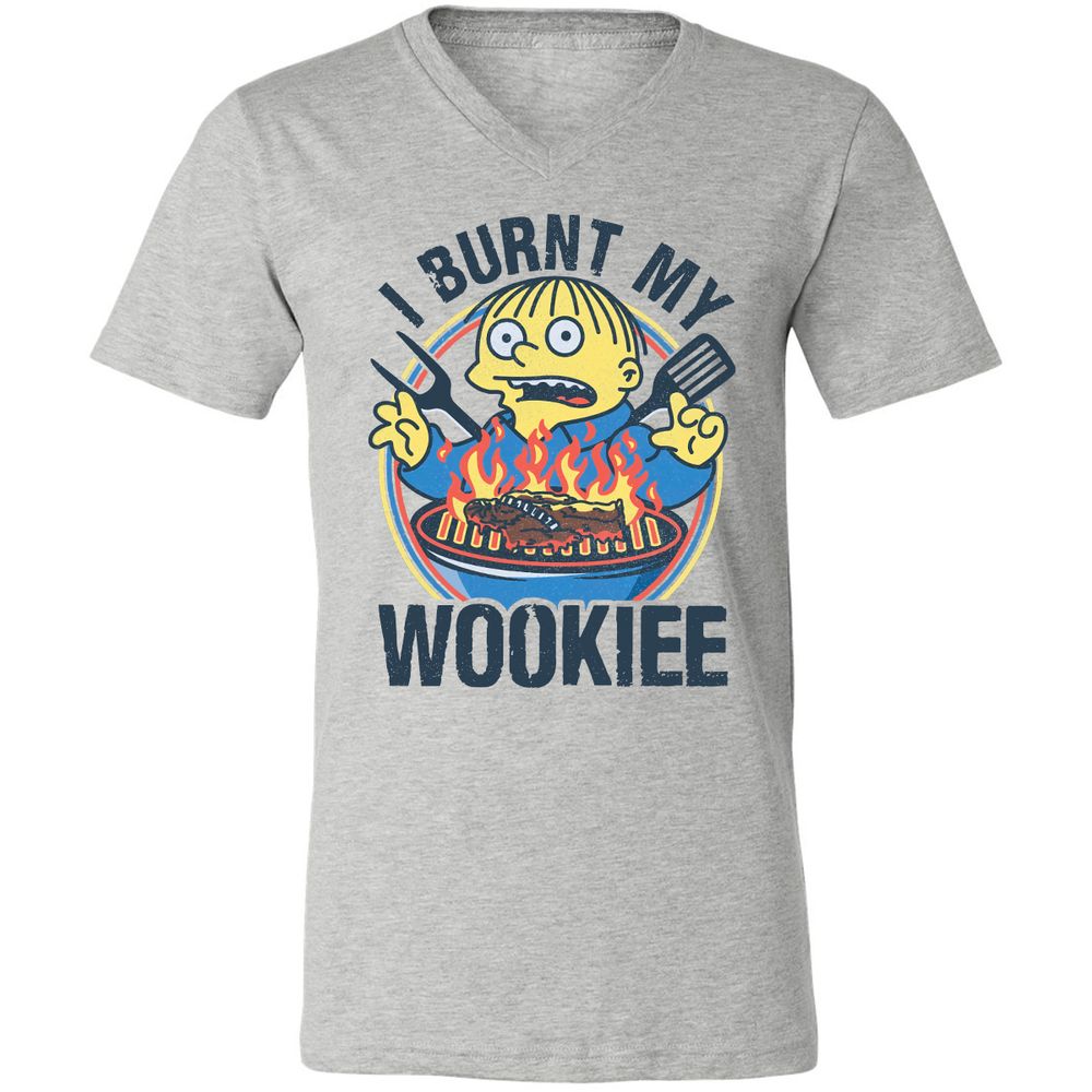 Unisex V-Neck T-Shirt - ZXZYFEE9 - Athletic Heather - 7