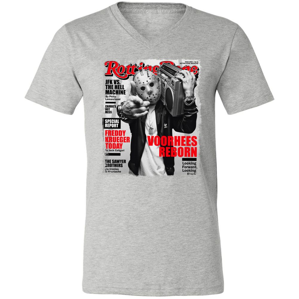 Unisex V-Neck T-Shirt - PP342Y1J - Athletic Heather - 7