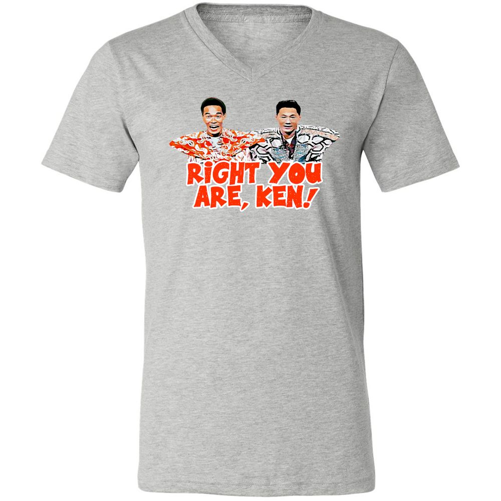 Unisex V-Neck T-Shirt - BMT948TH - Athletic Heather - 7
