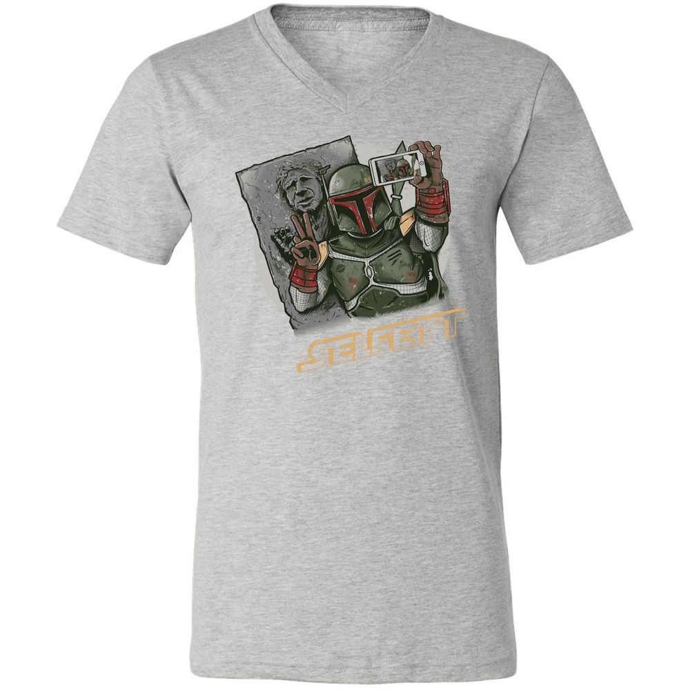 Unisex V-Neck T-Shirt - B76PHC24 - Athletic Heather - 7