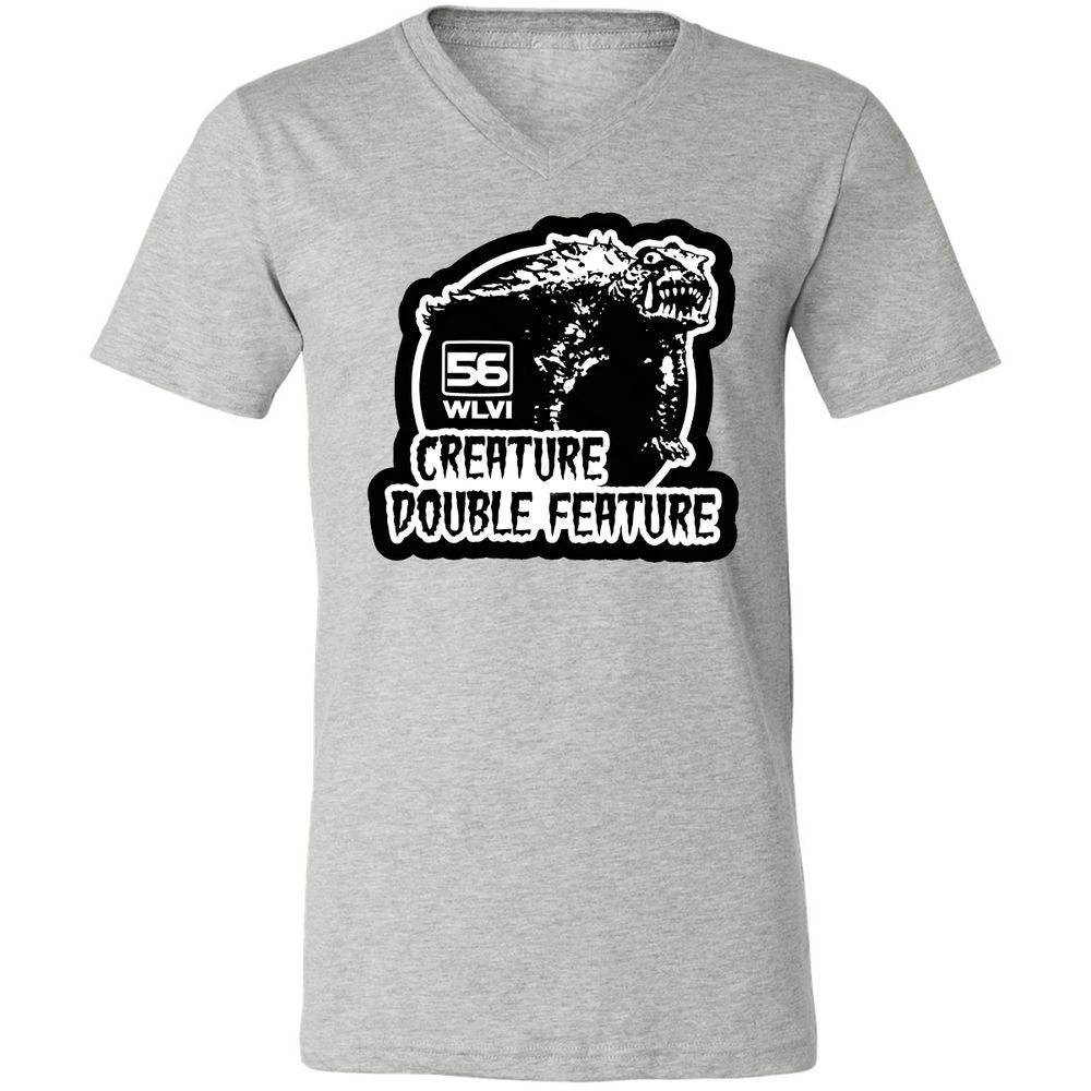 Unisex V-Neck T-Shirt - XCKNQ73Q - Athletic Heather - 7