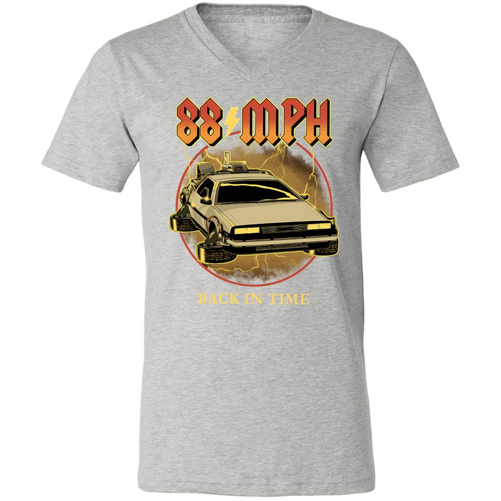 Unisex V-Neck T-Shirt - VE3FR5UV - Athletic Heather - 7