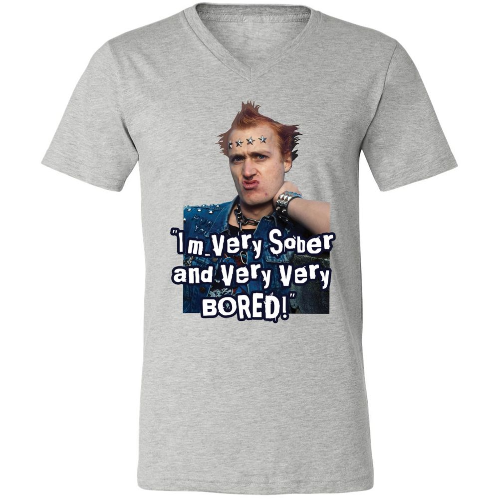Unisex V-Neck T-Shirt - Y5BDQCVC - Athletic Heather - 7