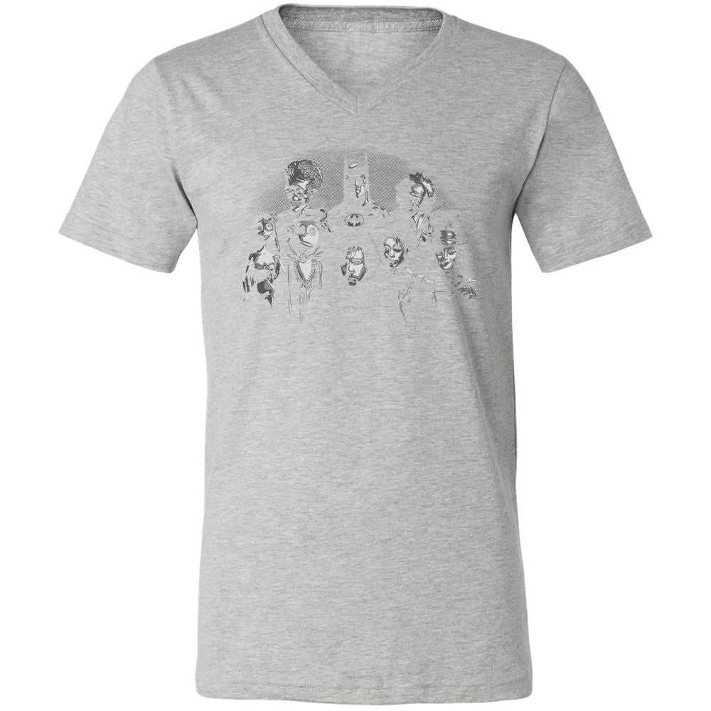 Unisex V-Neck T-Shirt - JXP7P9JS - Athletic Heather - 7