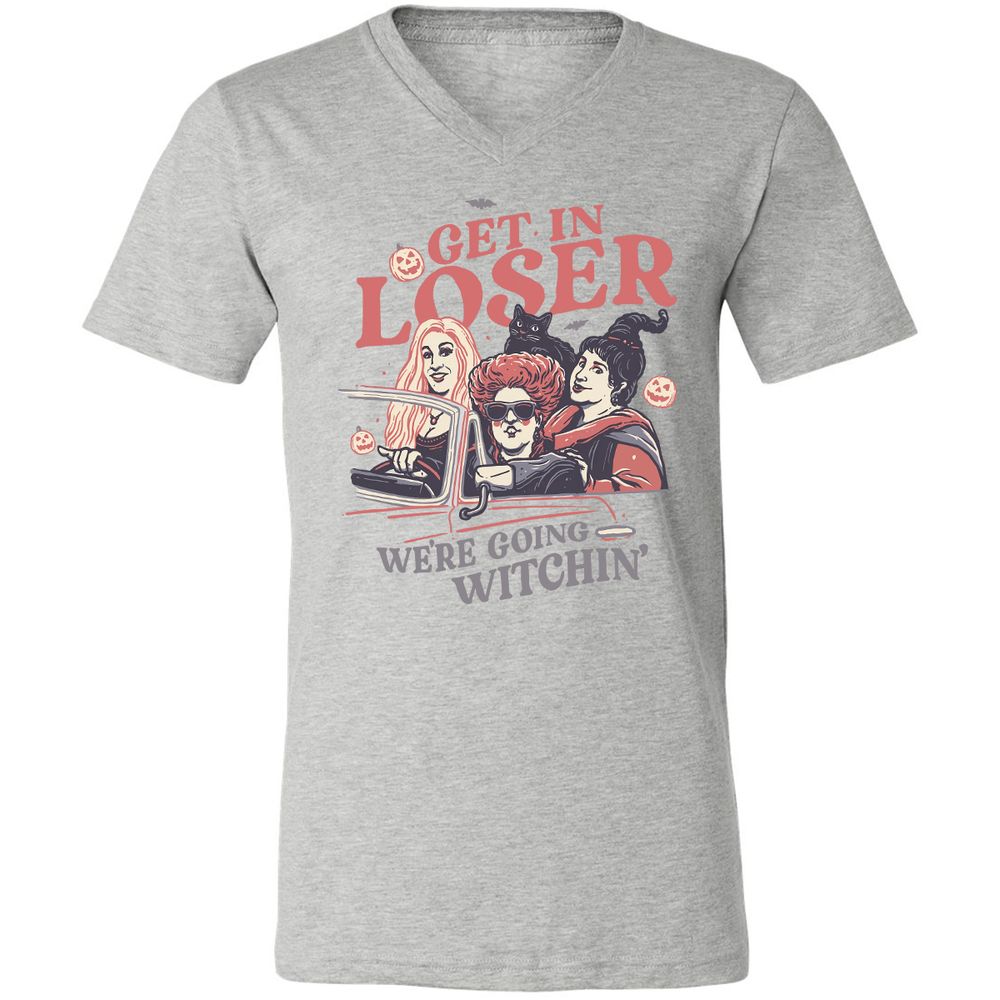 Unisex V-Neck T-Shirt - L7RGBHWS - Athletic Heather - 7