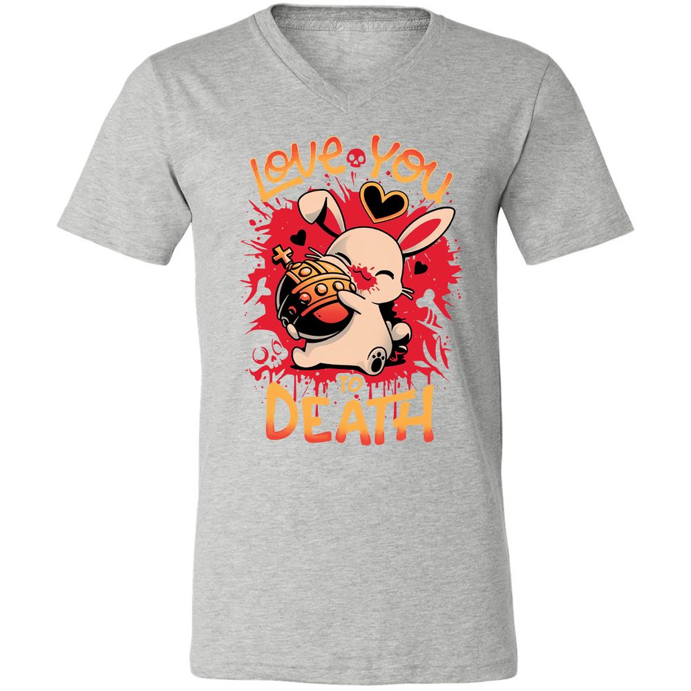 Unisex V-Neck T-Shirt - YKB24ZBM - Athletic Heather - 7