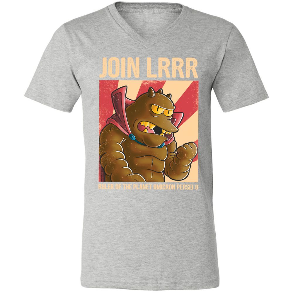 Unisex V-Neck T-Shirt - J7JDNNFR - Athletic Heather - 7