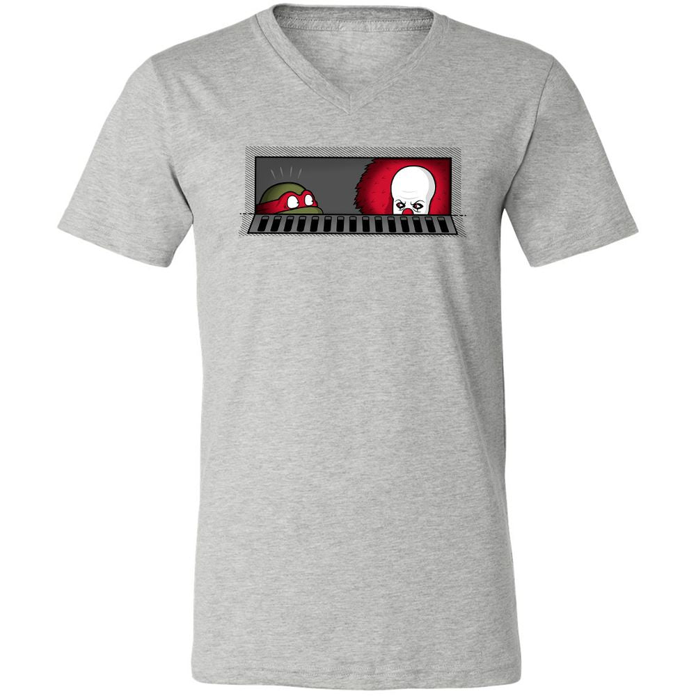 Unisex V-Neck T-Shirt - 83AW63PB - Athletic Heather - 7