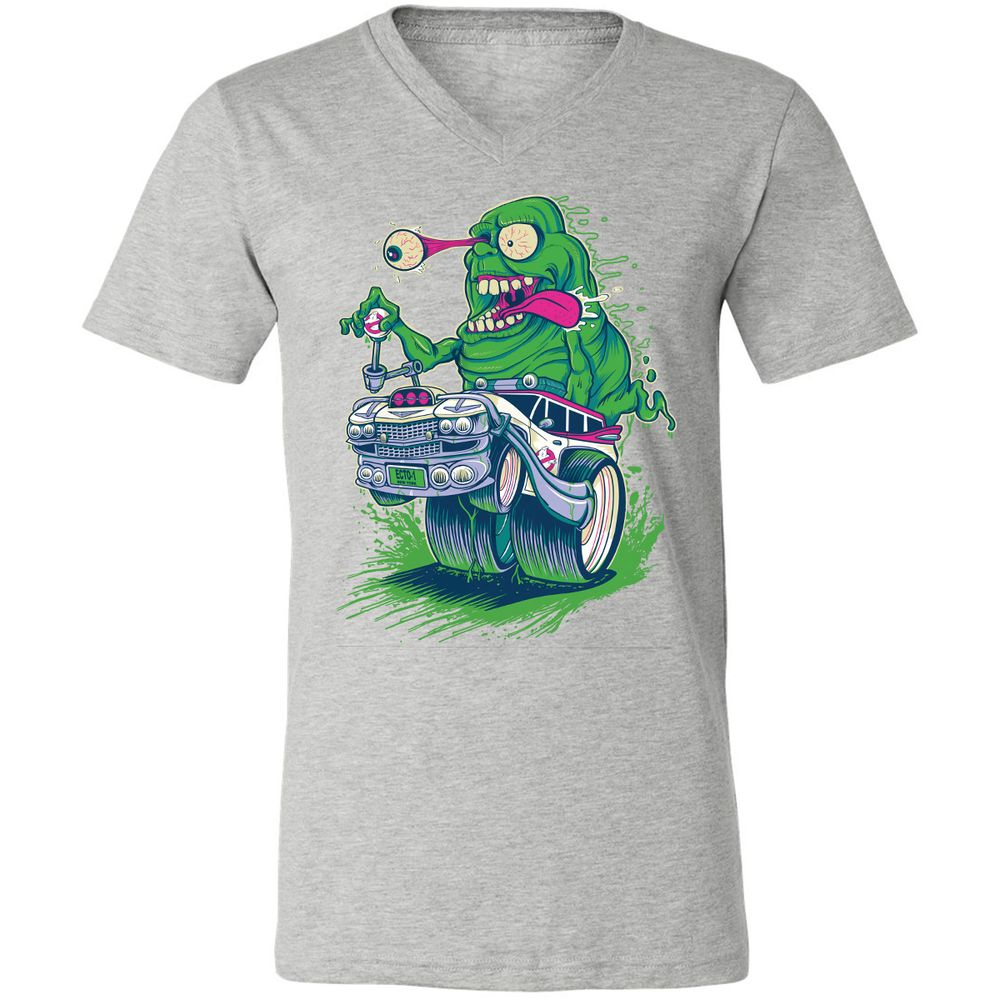 Unisex V-Neck T-Shirt - UR56R44M - Athletic Heather - 7