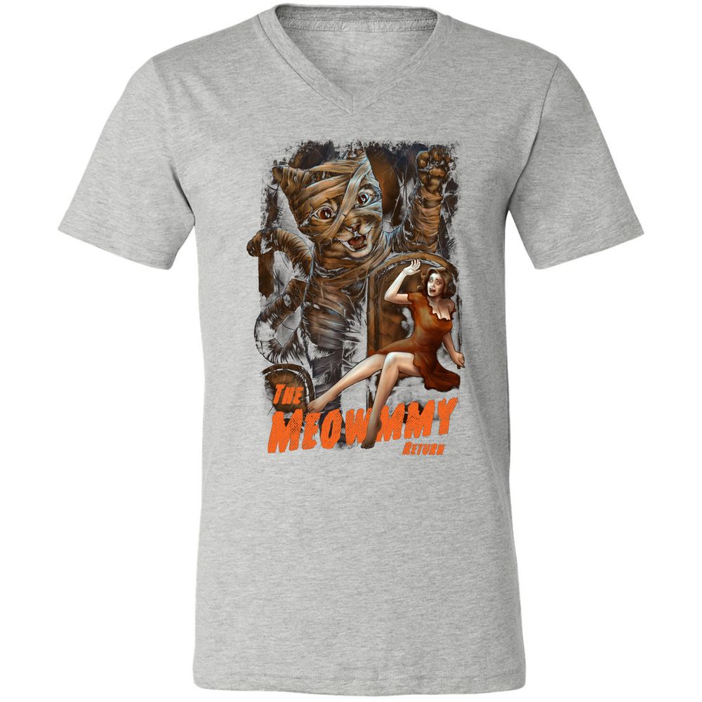 Unisex V-Neck T-Shirt - V48WZW86 - Athletic Heather - 7