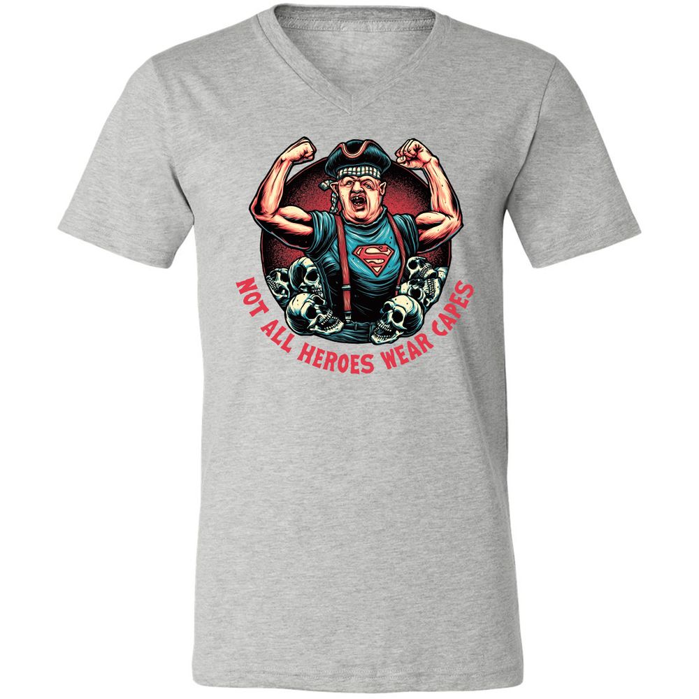 Unisex V-Neck T-Shirt - PH5UJP9T - Athletic Heather - 7