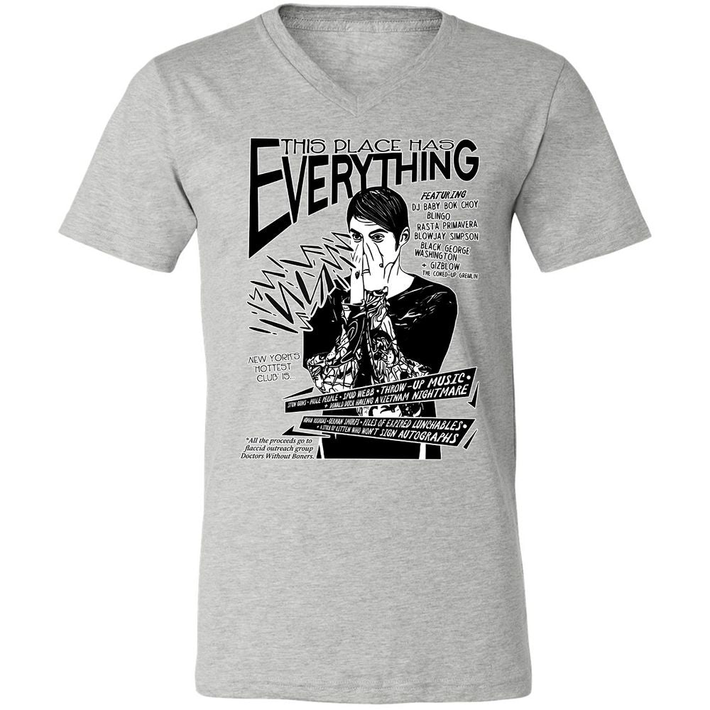 Unisex V-Neck T-Shirt - Z6T49YAR - Athletic Heather - 7