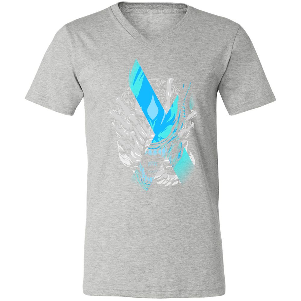 Unisex V-Neck T-Shirt - X6XW7949 - Athletic Heather - 7